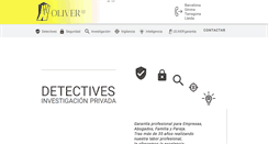 Desktop Screenshot of detectivesoliver.com